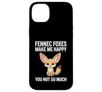 Custodia per iPhone 14 Plus Le volpi di Fennec mi rendono felice non tanto