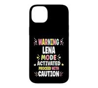 Custodia per iPhone 14 Plus LENA Personalized Women's Gift Custom LENA