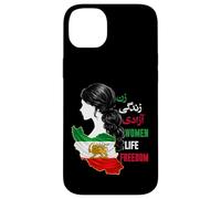 Custodia per iPhone 14 Plus Leone iraniano libero e bandiera solare - Donne persiane, Vita, Libertà
