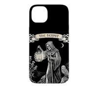 Custodia per iPhone 14 Plus L'eremita IX Tarocchi gotico occulto Halloween
