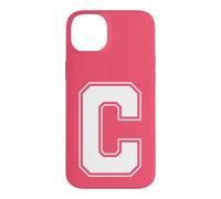 Custodia per iPhone 14 Plus Lettera C Big Bold Capital Varsity Alphabet Monogram
