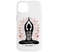 Custodia per iPhone 14 Plus Liberare Lo Stress Yoga Mindfulness Benessere Mentale