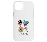 Custodia per iPhone 14 Plus L'inchiostro è la mia mappa della vita (Dichiarazione divertente del tatuaggio)