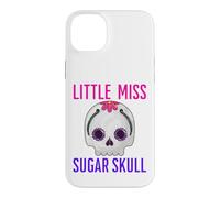 Custodia per iPhone 14 Plus Little Miss Sugar Skull divertente per bambine messicane