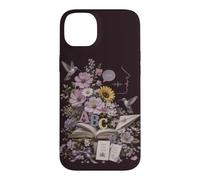 Custodia per iPhone 14 Plus Logopedia Floreale Insegnante Colibrì