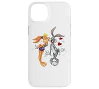 Custodia per iPhone 14 Plus Looney Tunes Bugs and Lola Kiss Valentine's Day