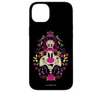 Custodia per iPhone 14 Plus Looney Tunes Dia de los Muertos Sylvester & Tweety Halloween
