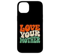 Custodia per iPhone 14 Plus Love Your Mother Earth Day Retro Ambientalista Pianeta
