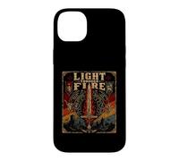 Custodia per iPhone 14 Plus Luce Attraverso il Fuoco Armatura Cristiana Di Dio Fede