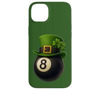 Custodia per iPhone 14 Plus Lucky Eight 8 Ball Shirt with Shamrock and Four Leaf Clover