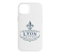 Custodia per iPhone 14 Plus Lyon Rhône France - Stampa decorativa con motivo floreale