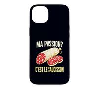 Custodia per iPhone 14 Plus Ma Passion C'est Le Saucisson Salumi Francesi