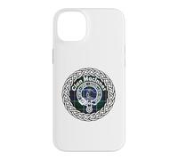 Custodia per iPhone 14 Plus MacInnes cognome scozzese clan tartan stemma distintivo