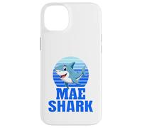 Custodia per iPhone 14 Plus Mae Shark Family Reunion Squad Nome Cognome