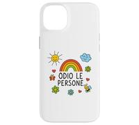 Custodia per iPhone 14 Plus Maglia Divertente ODIO LE PERSONE vi voglio bene… da lontano