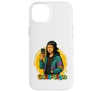 Custodia per iPhone 14 Plus maglia mona lisa style design