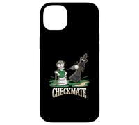 Custodia per iPhone 14 Plus Maglietta da giocatore di golf Pro Chess Pawn Checkmate Strategy