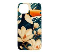 Custodia per iPhone 14 Plus Magnolia Tucano in fiore