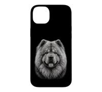 Custodia per iPhone 14 Plus Majestic Fluffy Chow Chow - Ritratto di cane