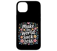 Custodia per iPhone 14 Plus Make The World Suck Less Influenza della gentilezza -