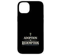Custodia per iPhone 14 Plus Mamma adottiva cristiana, regalo per genitori adottivi cristiani