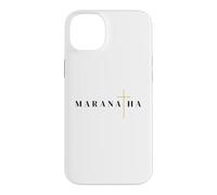 Custodia per iPhone 14 Plus Maranatha citazione greca vieni signore gesù