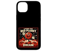 Custodia per iPhone 14 Plus Marte che vive il pianeta rosso sogna lo spazio divertente