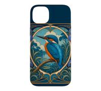 Custodia per iPhone 14 Plus Martin Pescatore - Kingfisher Art Nouveau
