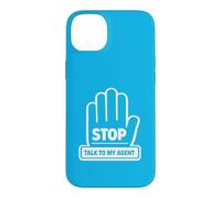 Custodia per iPhone 14 Plus Meme umoristico STOP Talk To My Agent AI Software Engineers