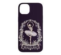 Custodia per iPhone 14 Plus Memento Mori - Ballerina gotica con scheletro