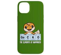 Custodia per iPhone 14 Plus Mens Womens Kids Kawaii Reptile Elements Leopard Gecko Lover