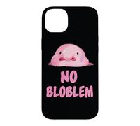 Custodia per iPhone 14 Plus Mens Womens Kids No Bloblem Blobfish Lover