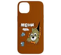 Custodia per iPhone 14 Plus Meow Finding Mouse, Cats & Mice Illustration Graphic Designs