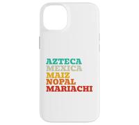 Custodia per iPhone 14 Plus Messico Azteca Mexica Maiz Nopal Mariachi