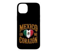 Custodia per iPhone 14 Plus Messico en Mi Corazon Orgoglio messicano