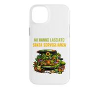 Custodia per iPhone 14 Plus Mi Hanno Lasciato Senza Sorveglianza Giardinaggio Divertente