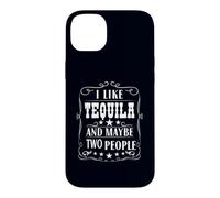Custodia per iPhone 14 Plus Mi piace la tequila e forse due persone Umorismo bere alcolici