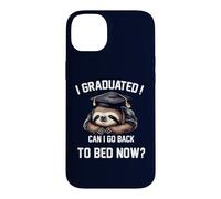 Custodia per iPhone 14 Plus Mi sono laureato Posso tornare a letto ora Dormire Studente Bradipo