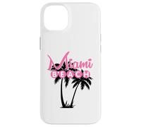 Custodia per iPhone 14 Plus MIAMI BEACH FLORIDA Palma Retro Tropicale