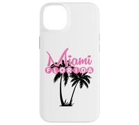 Custodia per iPhone 14 Plus Miami Florida Stati Uniti Retro Palme