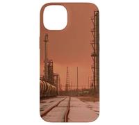 Custodia per iPhone 14 Plus Midwest Gothic Aesthetic Rural Train Refinery Winter Vibes