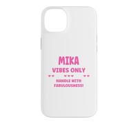 Custodia per iPhone 14 Plus MIKA Personalized Name Funny Cute Custom MIKA Name