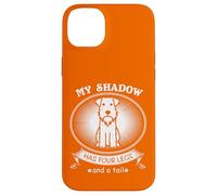 Custodia per iPhone 14 Plus Miniature Schnauzer My Dog is My Shadow Funny Pet Dog Lover