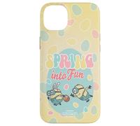 Custodia per iPhone 14 Plus Minions Easter Spring Into Fun