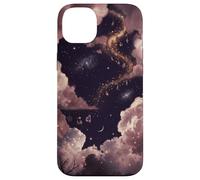 Custodia per iPhone 14 Plus Mistico cielo notturno grafico Pozioni incantate e celesti