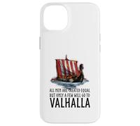 Custodia per iPhone 14 Plus Mitologia norrena - Gli uomini sono uguali - Viking Longship - Valhalla