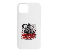 Custodia per iPhone 14 Plus Miyamoto Musashi Due Spade Samurai Guerriero