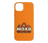 Custodia per iPhone 14 Plus Moab Utah Trails Canyons Red Rock Adventure Design