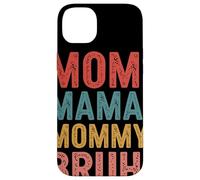 Custodia per iPhone 14 Plus Mom Mama Mommy Bruh Retro Tipografia Umorismo Mamma