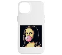 Custodia per iPhone 14 Plus Monna Lisa bubblegum divertente